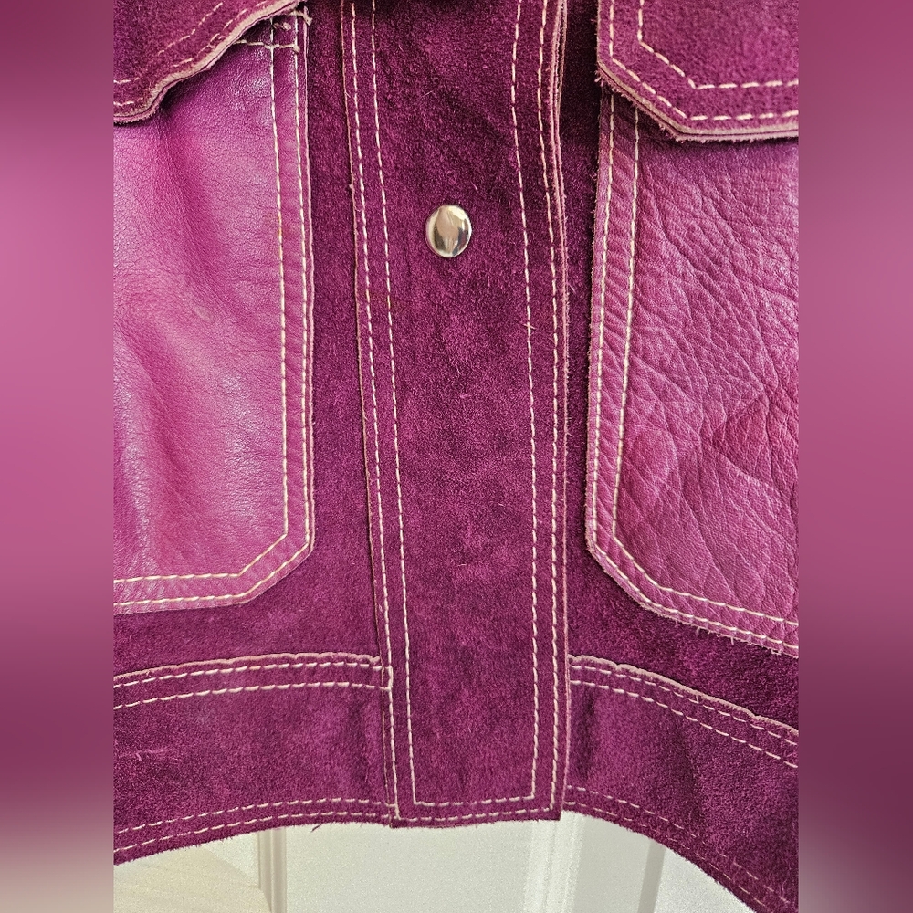 Reversible leather/suede jacket - Picture 15 of 16